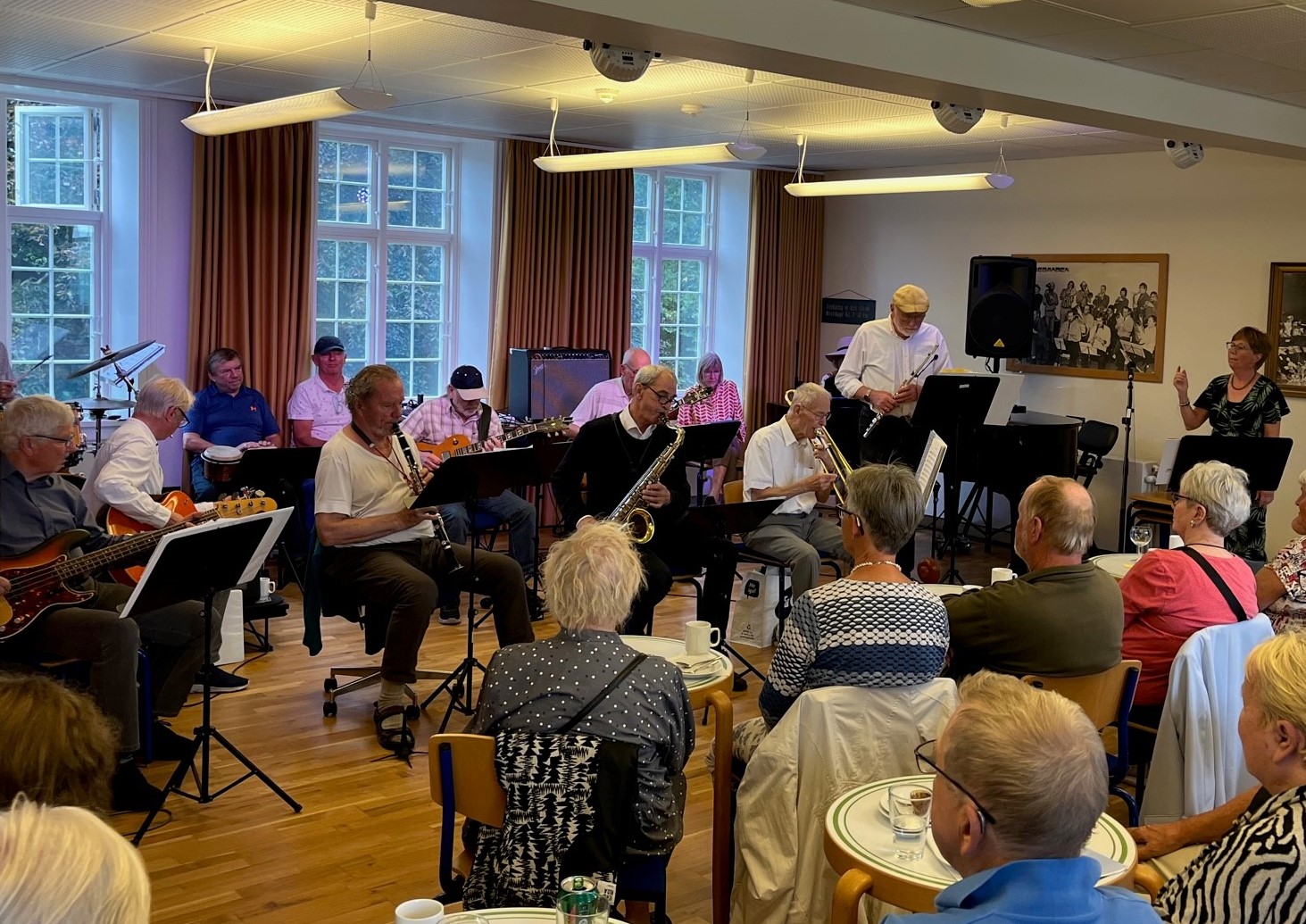 Fra en koncert i 2023 i pejsestuen
